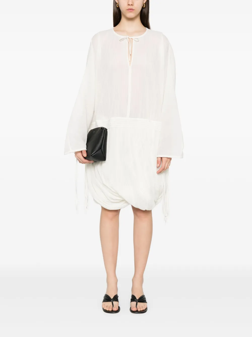 TOTEME drawstring-waist dress | Day Dresses | Image 2