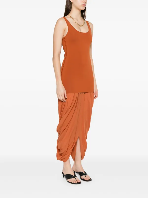 Toteme Cocoon Tank Dress - Orange