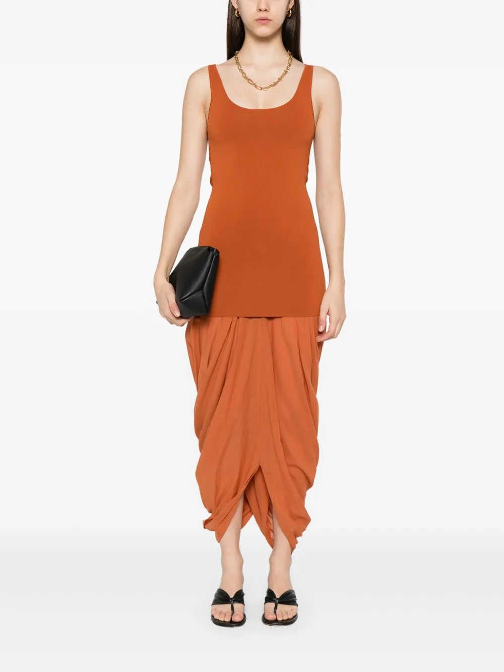 TOTEME Cocon jurk - Oranje