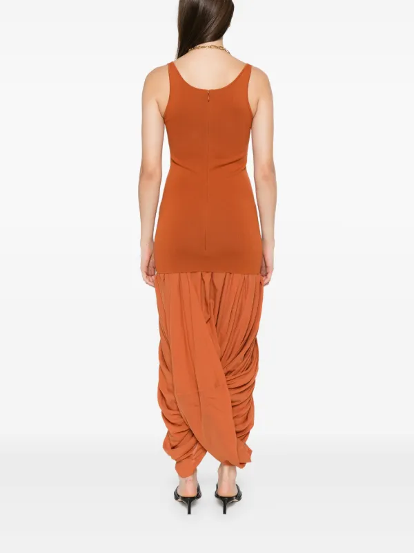 TOTEME Cocoon Tank Dress | Orange | FARFETCH EG