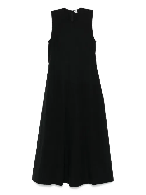 TOTEME robe fluide - Noir - TOTEME - Modalova