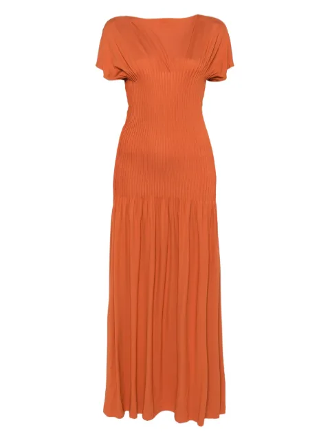 TOTEME knife-pleated maxi dress