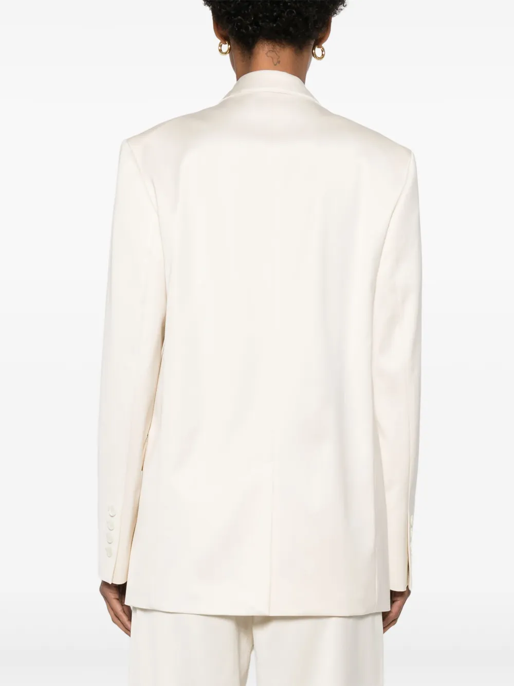 TOTEME Blazer met enkele rij knopen Beige