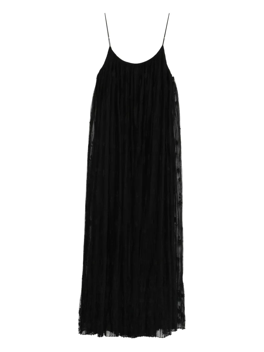 TOTEME floral tulle midi dress | negro | Image 1
