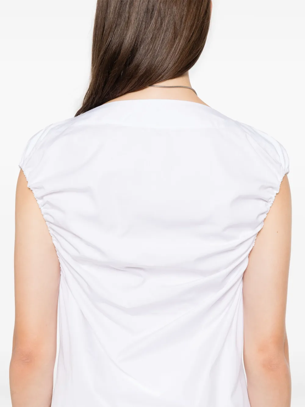 TOTEME Gesmockte top Wit