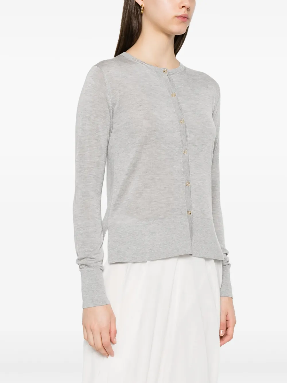 Shop Totême Fine-knit Cardigan