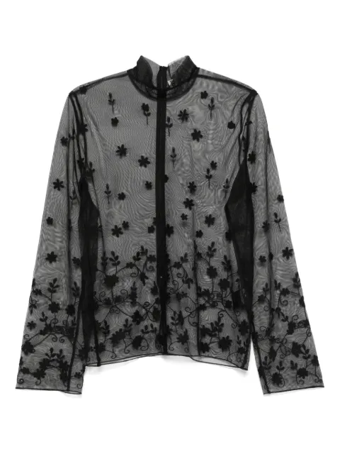 TOTEME floral-embroidered shirt 