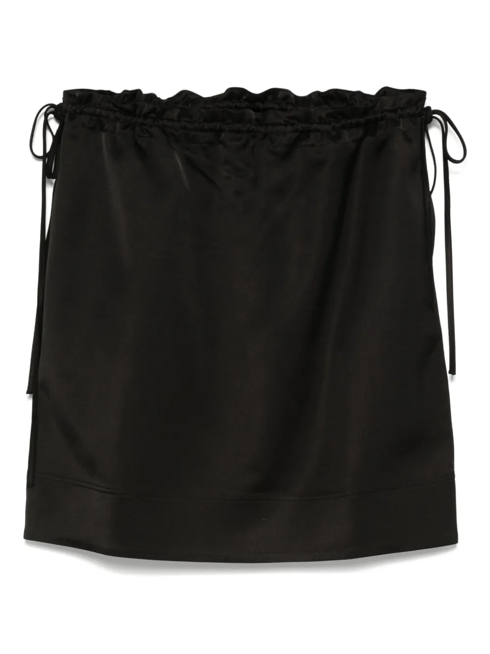 TOTEME Mini-rok met trekkoord Zwart