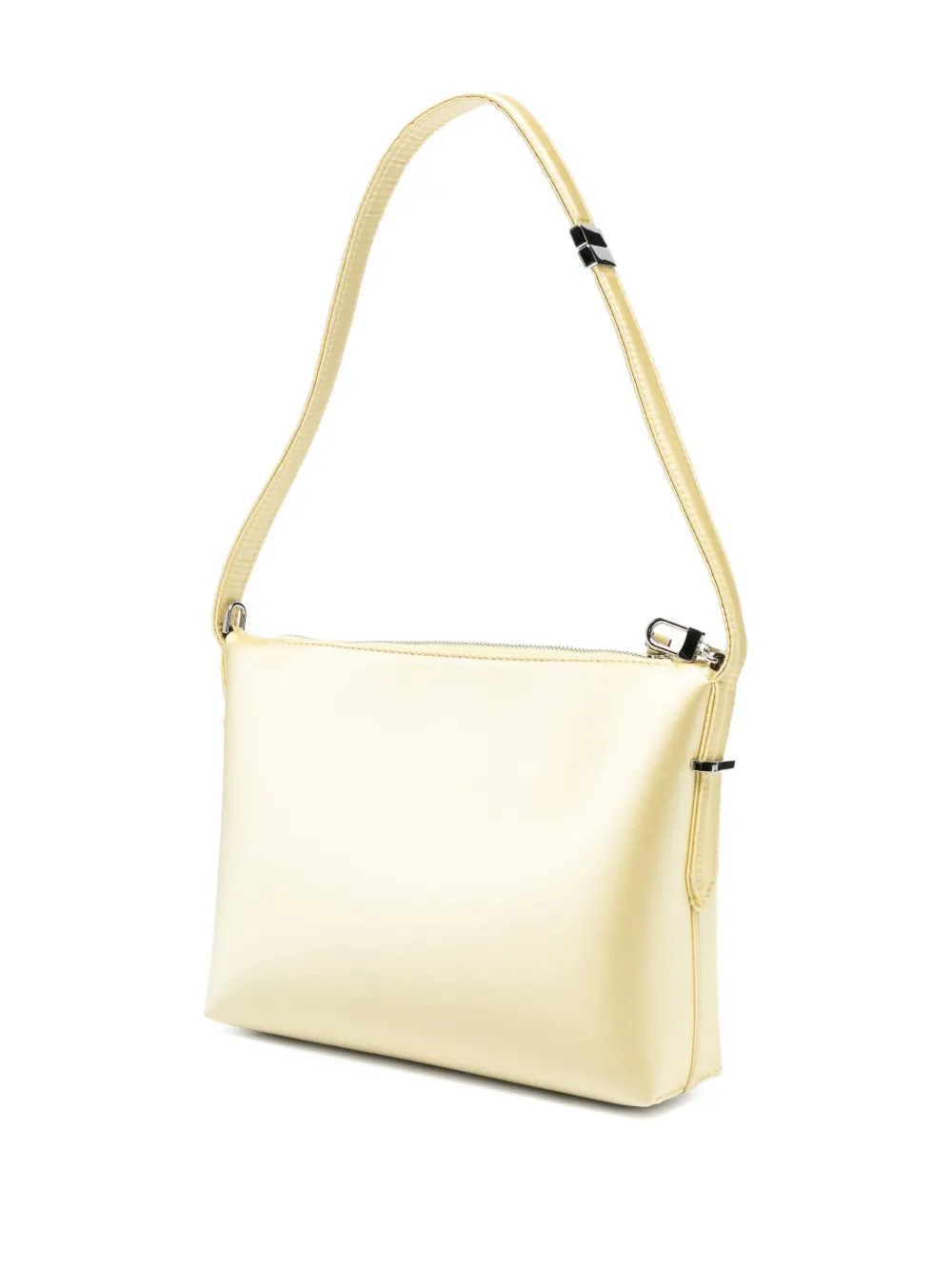 TOTEME bevel satin shoulder bag - Geel