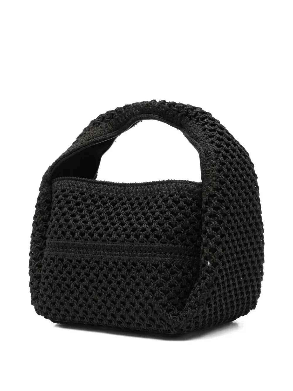 TOTEME Gehaakte shopper Zwart