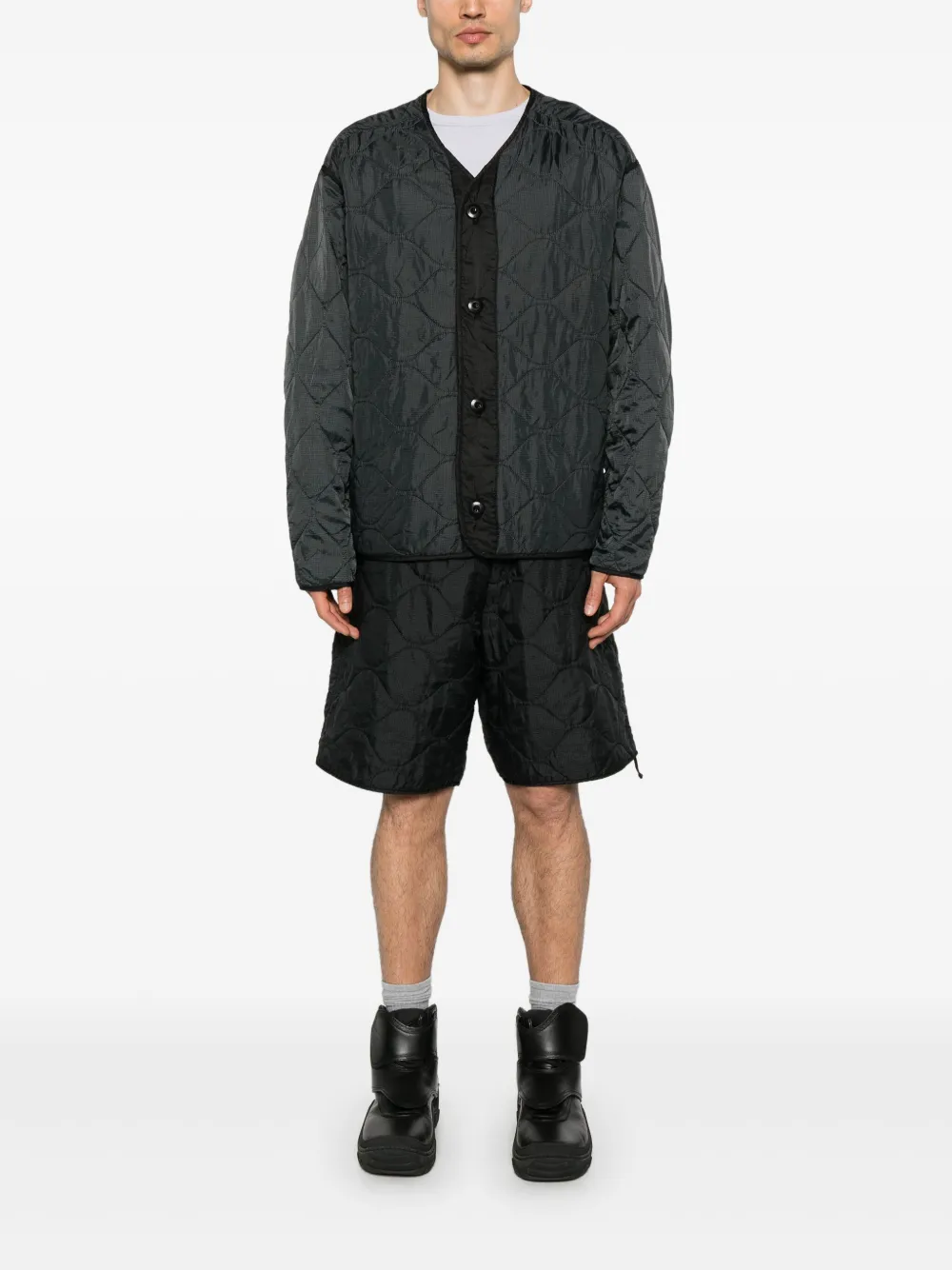 Peacemaker Oamc quilted shorts - Zwart