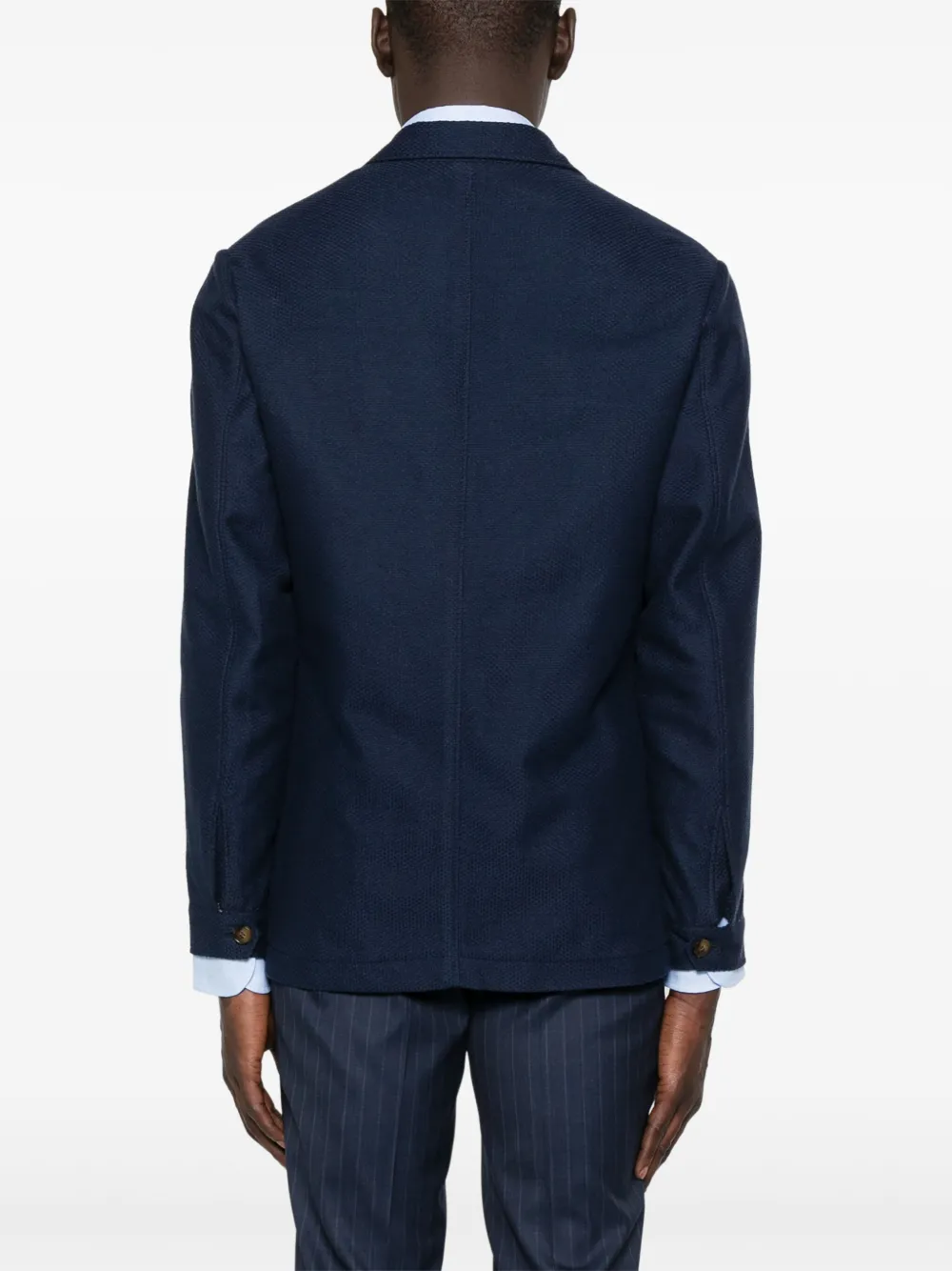 Canali single-breasted blazer Blauw