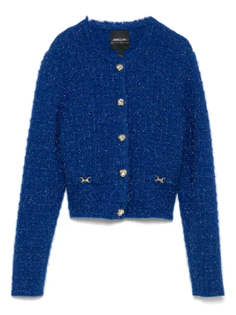 MARCCAIN logo-plaque cardigan