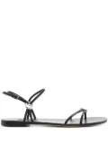 Casadei crystal-embellished sandals - Black