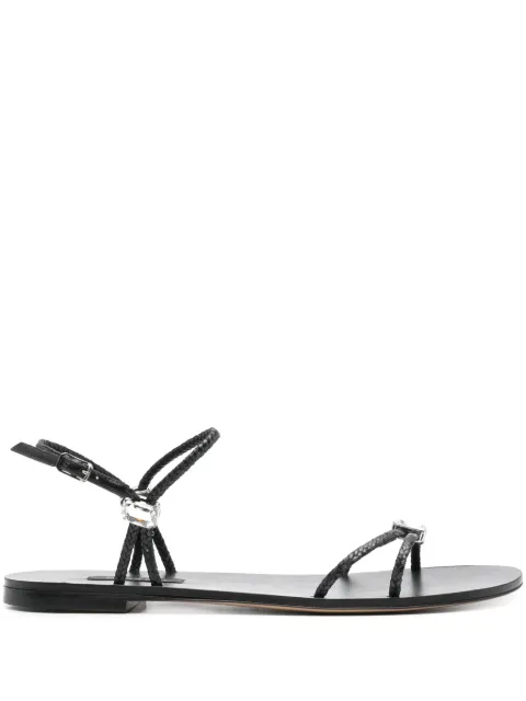 Casadei صندل مزين بكريستال
