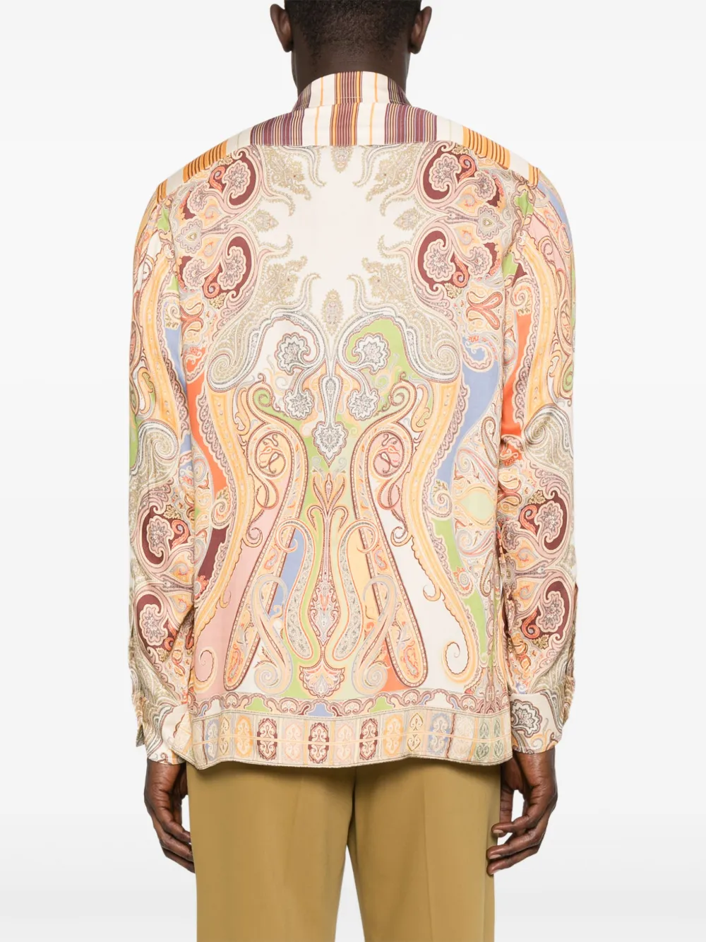 ETRO Overhemd met paisley-print Oranje