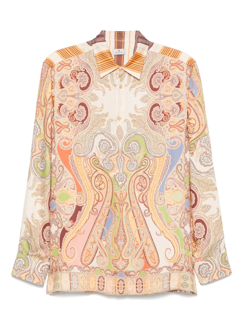 ETRO Overhemd met paisley-print Oranje
