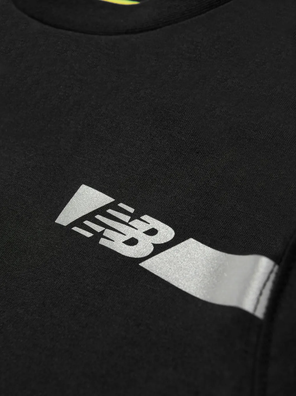New Balance Kids T-shirt met logoprint Zwart