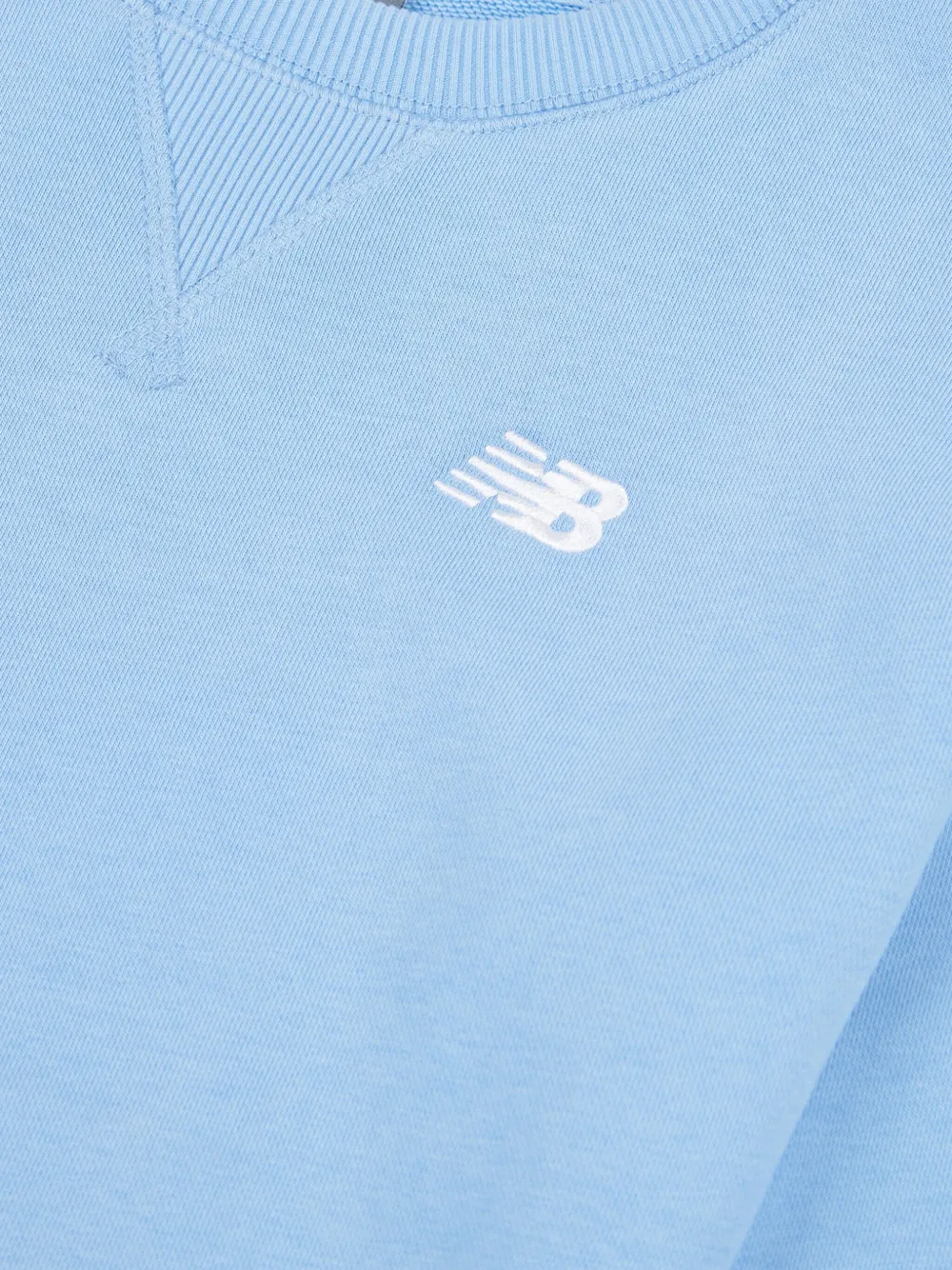 New Balance Kids Sweater met geborduurd logo Blauw