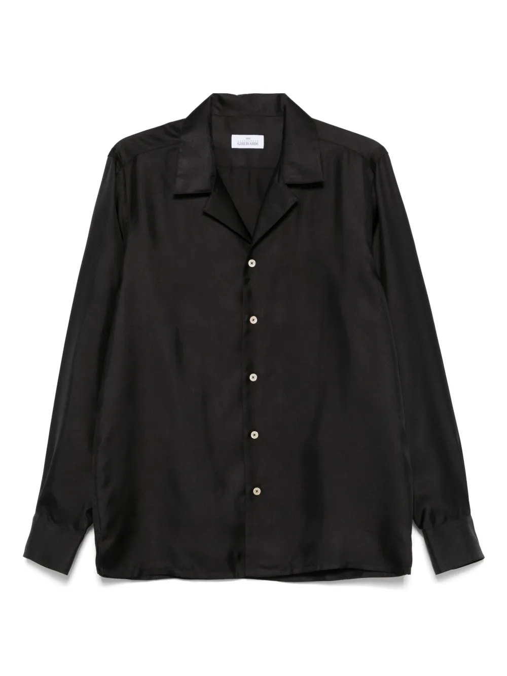 Alessandro Gherardi camisa de seda | negro | Image 1