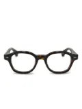 Peter & May Walk geometric-frame glasses - Brown