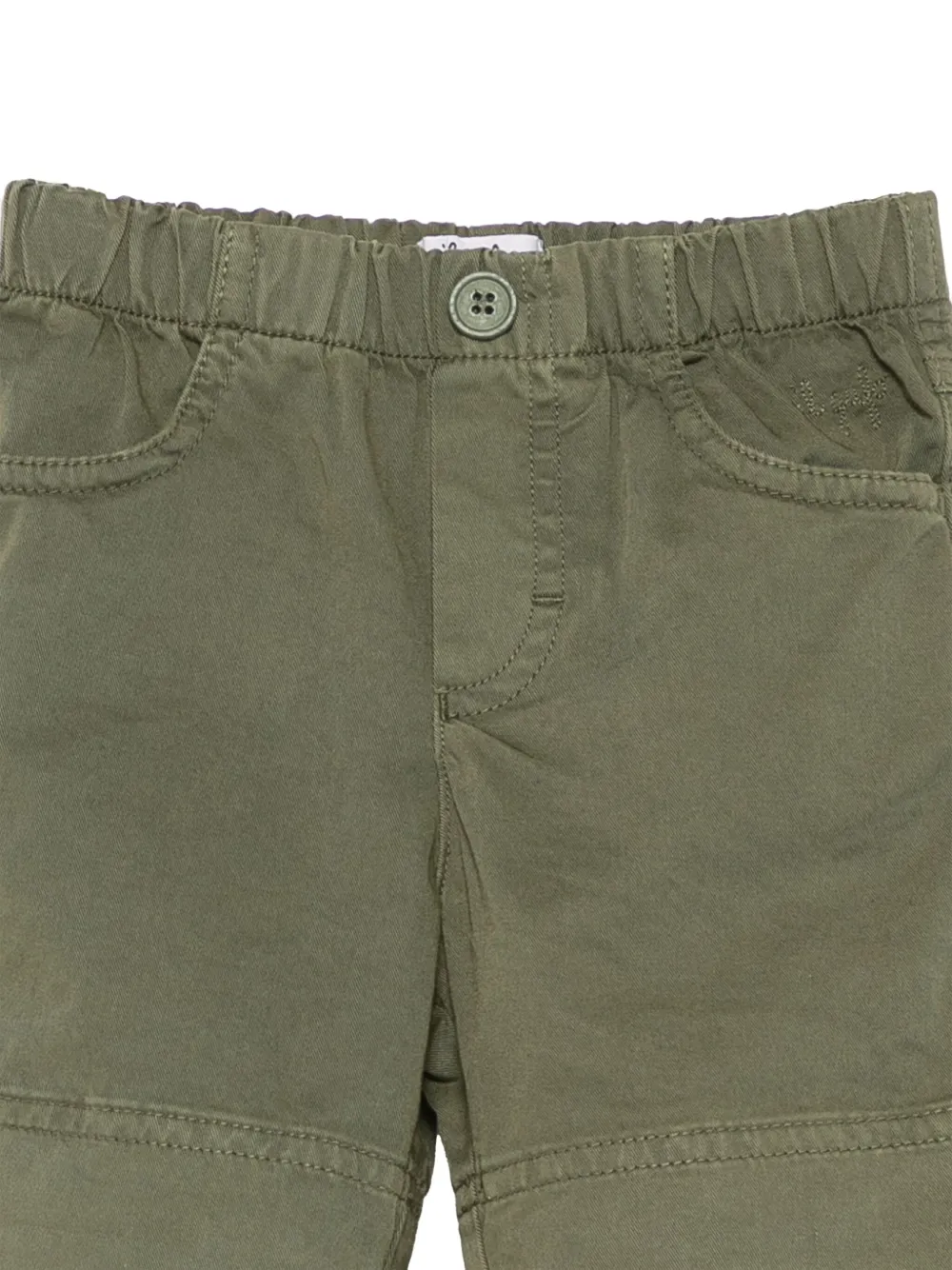 Il Gufo Shorts met geborduurd logo Groen