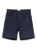 Il Gufo twill shorts - Blue