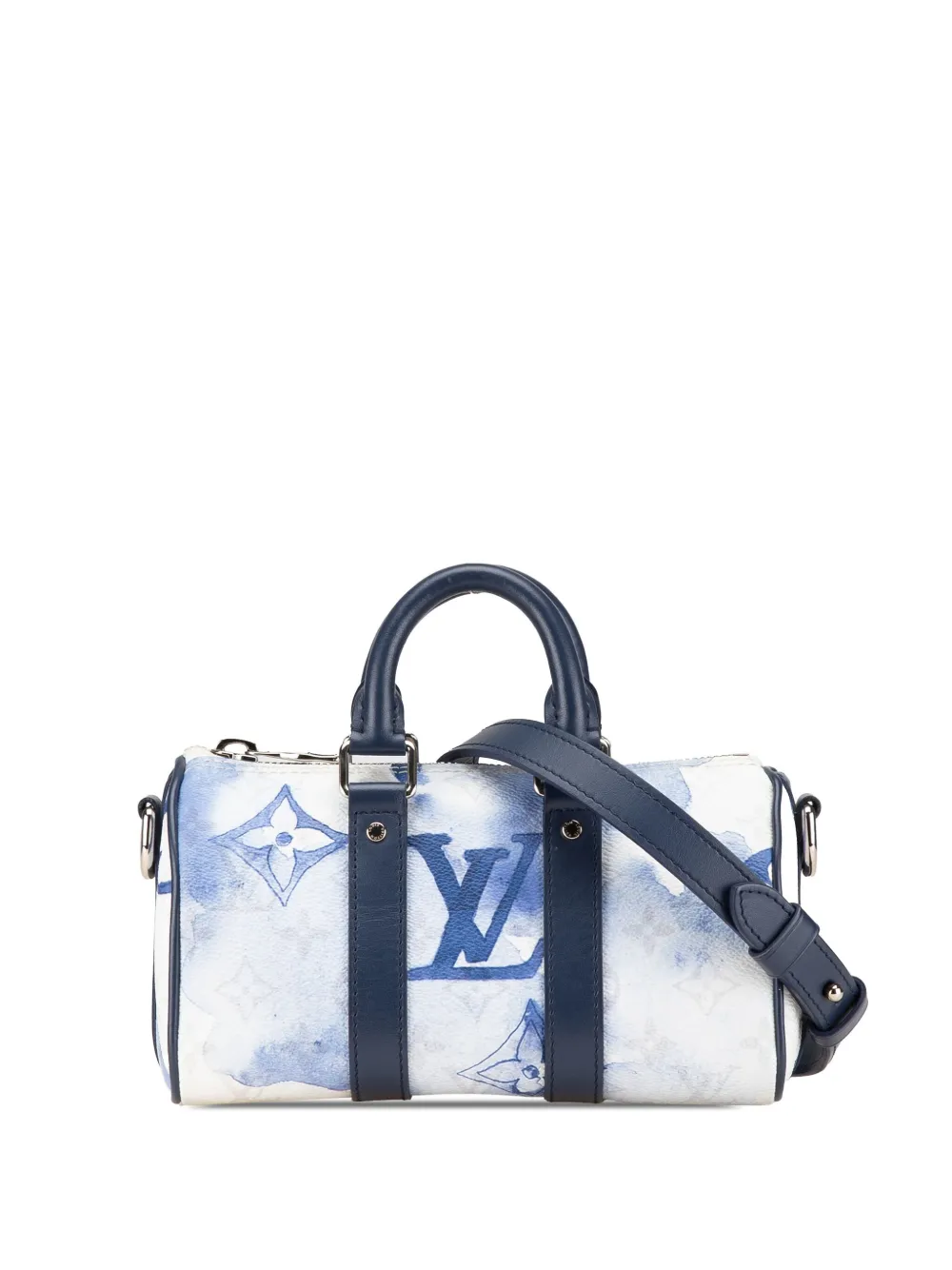 LOUIS VUITTON 2000-2024 MONOGRAM WATERCOLOR KEEPALL BANDOULIERE XS SATCHEL