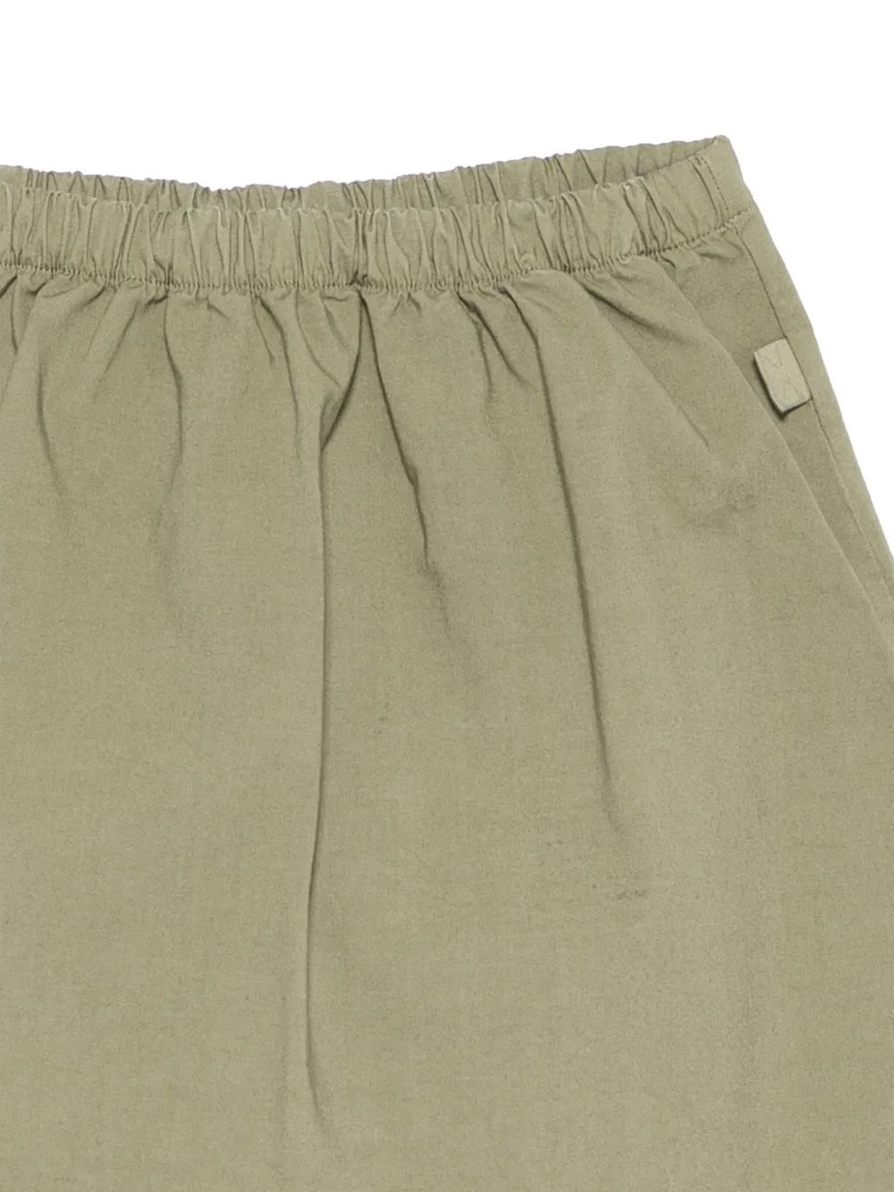 TEDDY & MINOU Broek met geplooid detail Groen