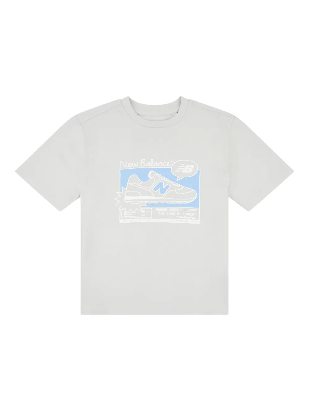 New Balance Kids ロゴ Tシャツ - グレー New Balance Kids ロゴ Tシャツ - グレー