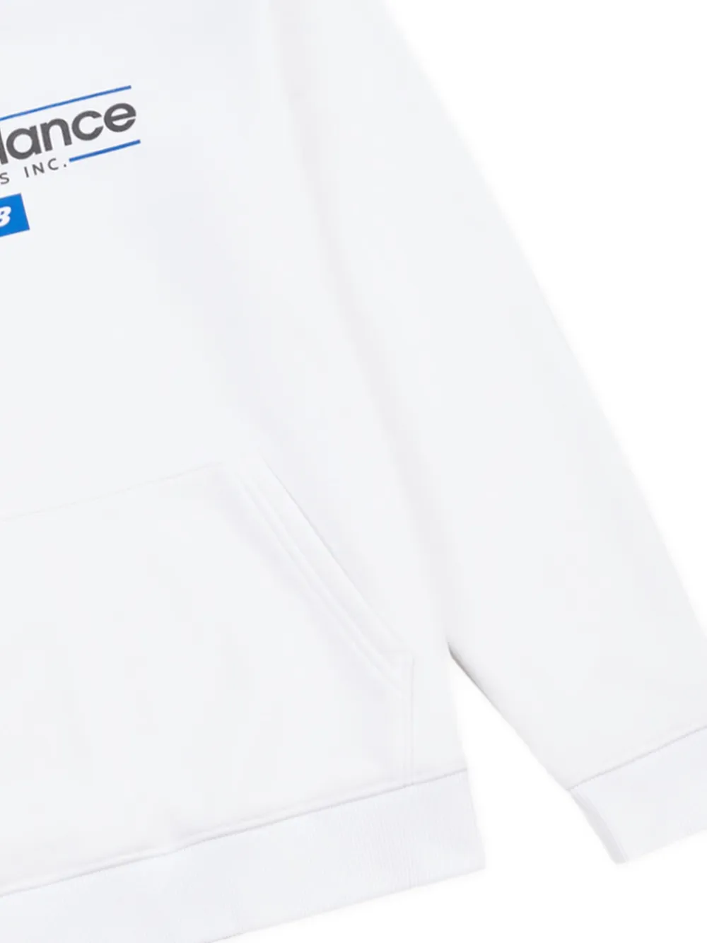 New Balance Kids Hoodie met logoprint Wit