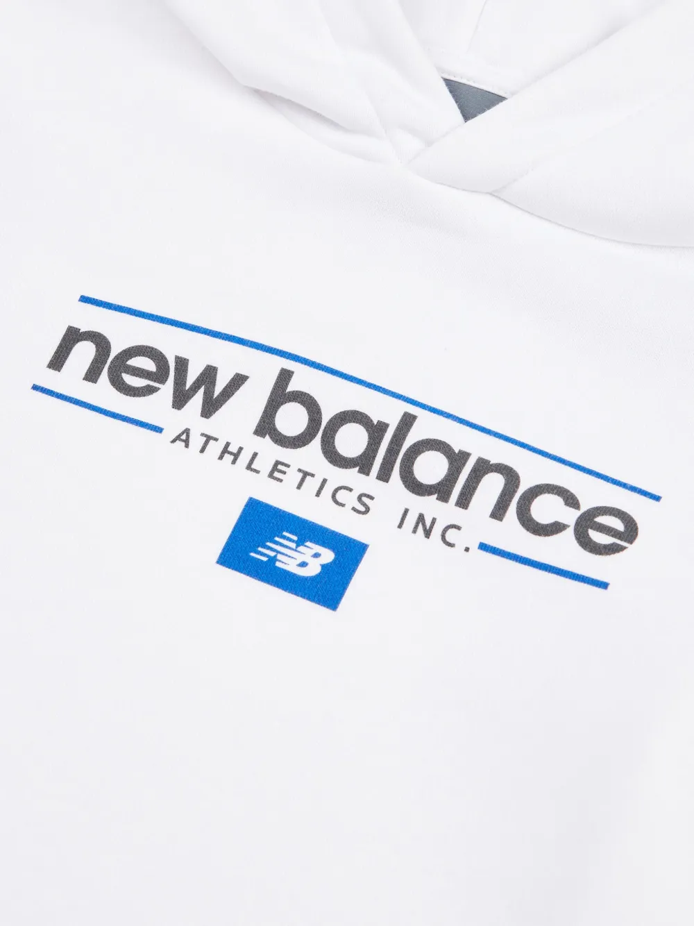 New Balance Kids Hoodie met logoprint Wit