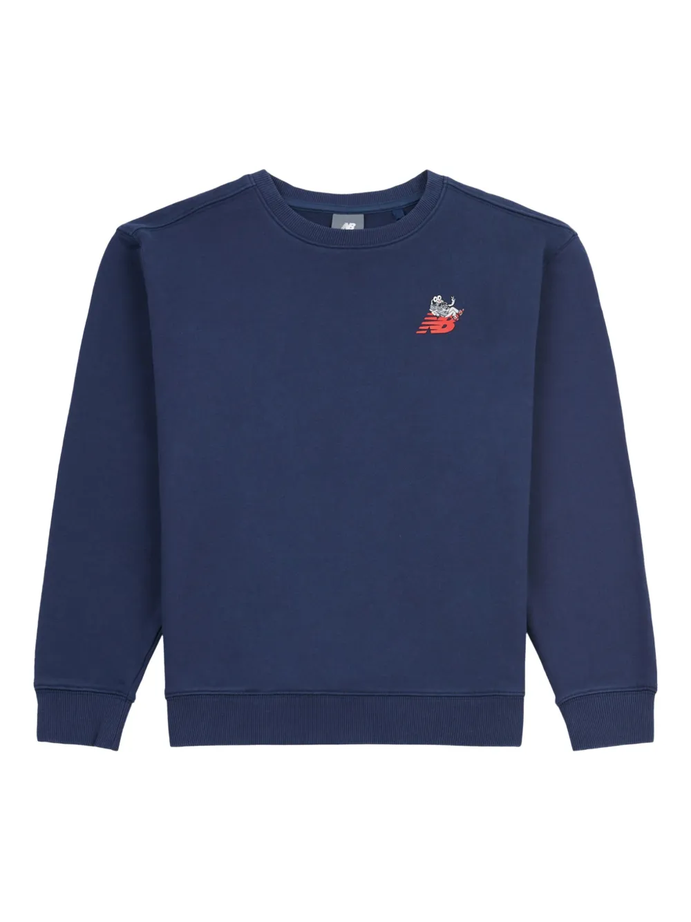 New Balance Kids graphic-print sweatshirt - ブルー New Balance Kids graphic-print sweatshirt - ブルー