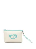 V°73 logo make-up bag - White