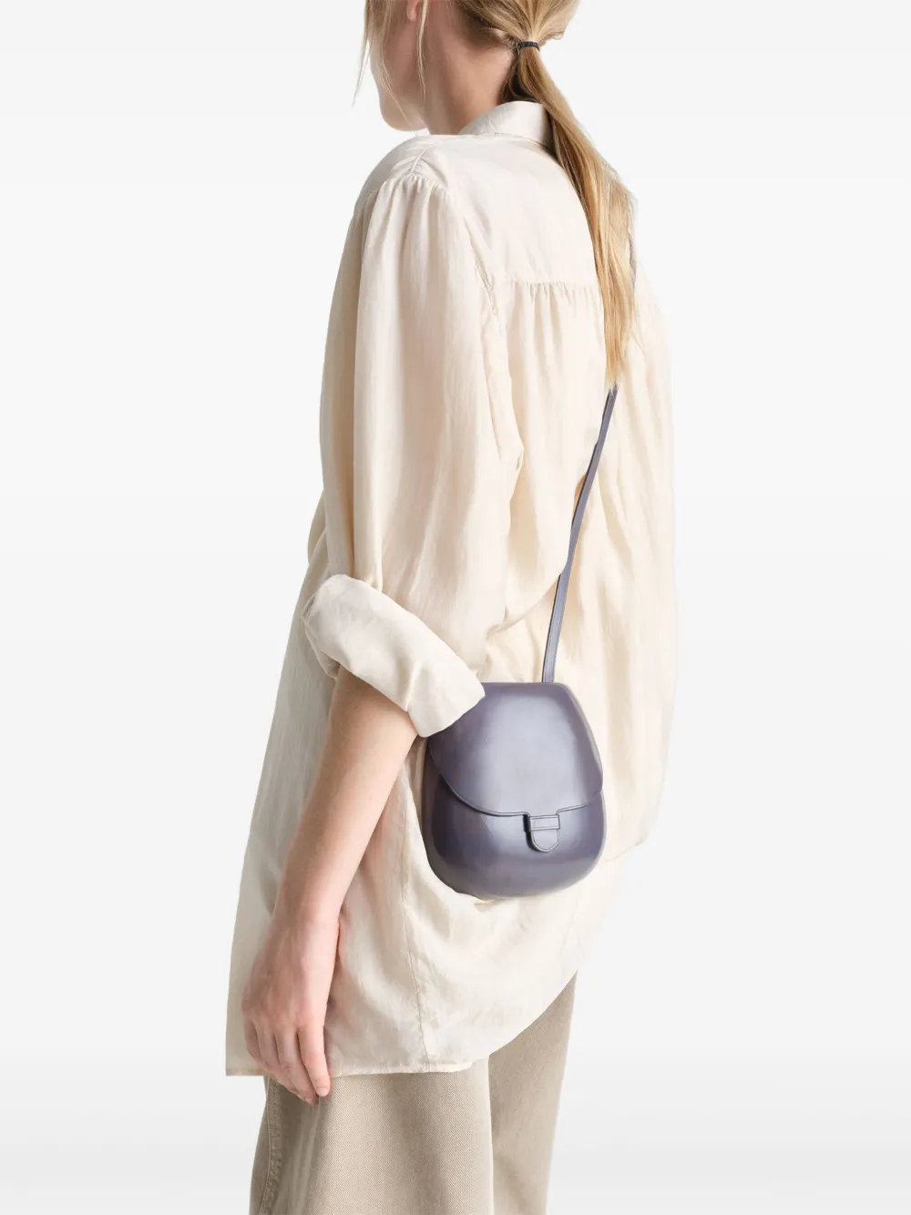 LEMAIRE x Il Bussetto Cartridge kleine crossbodytas Grijs