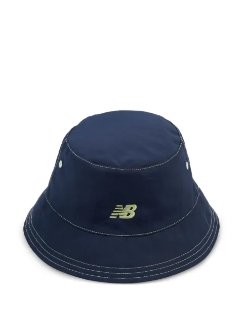 New Balance Kids logo-embroidered bucket hat