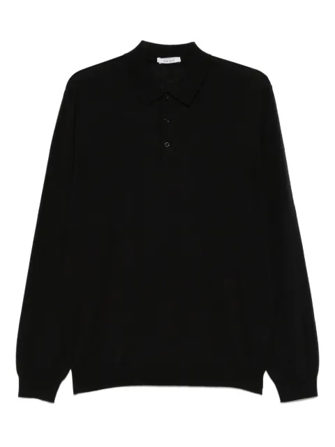 Kangra playera tipo polo de tejido fino