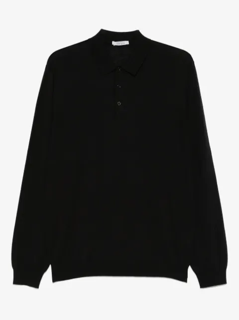 Kangra Fijngebreid poloshirt