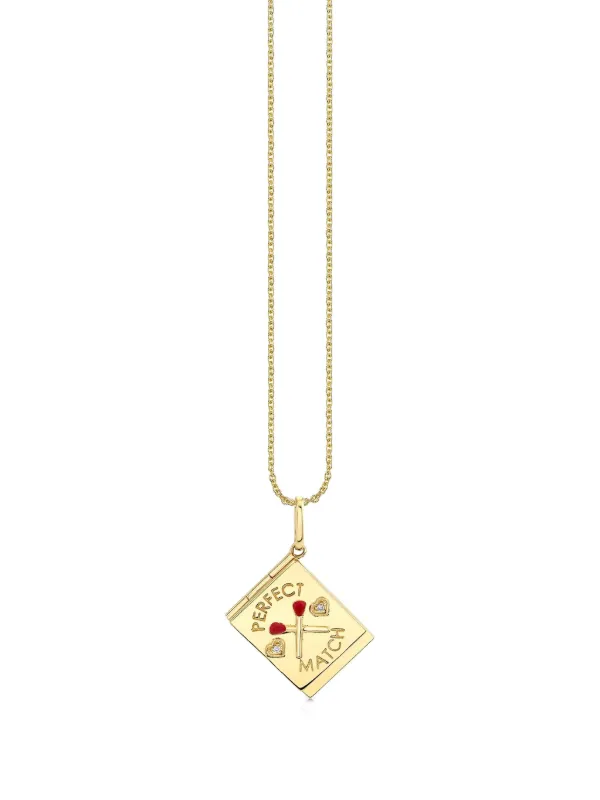 Sydney Evan 14CT Yellow Gold Perfect Match Locket Diamond Necklace