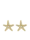 Sydney Evan 14K yellow gold Starfish diamond stud earrings