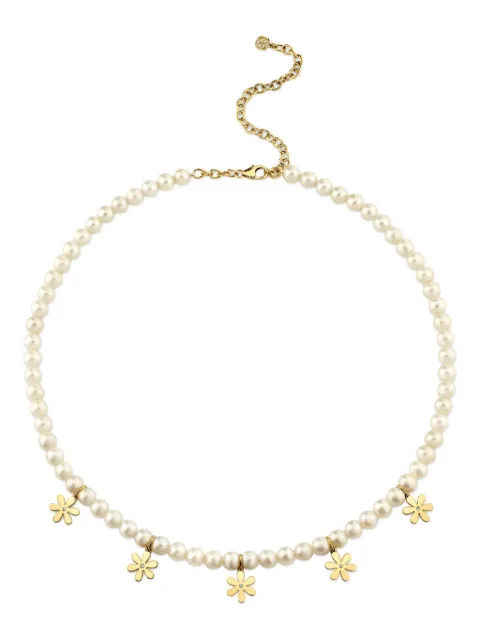 Sydney Evan 14K yellow gold Daisy diamond necklace