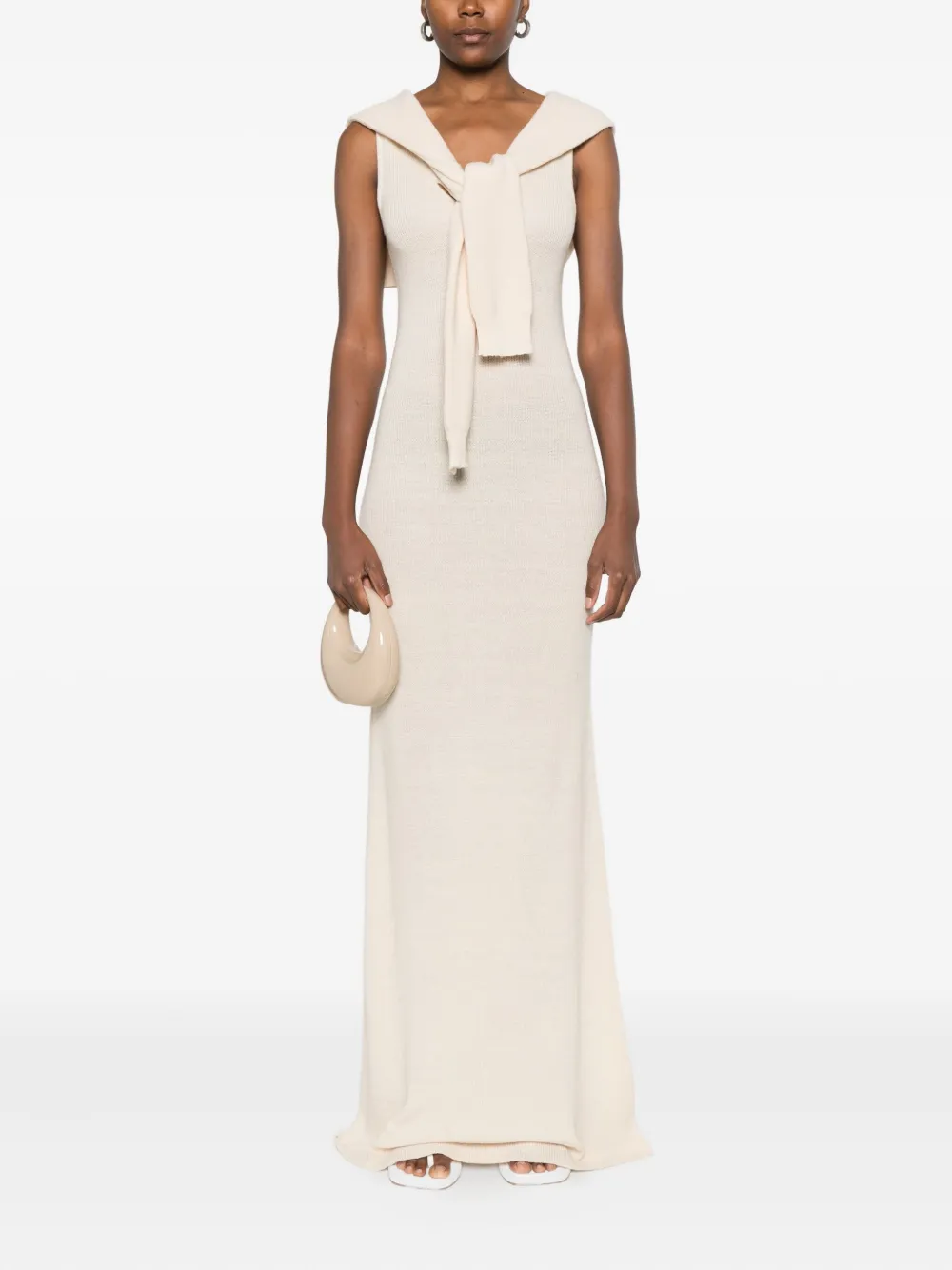 Aya Muse Vao sleeveless maxi dress - Beige