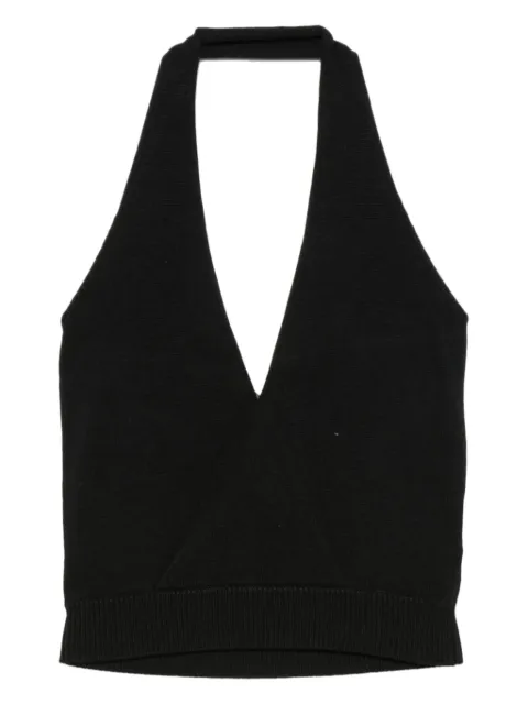 Aya Muse halterneck knitted top