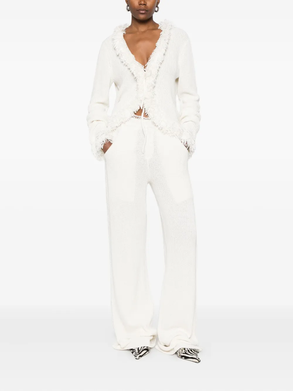 Aya Muse Mello trousers - Wit