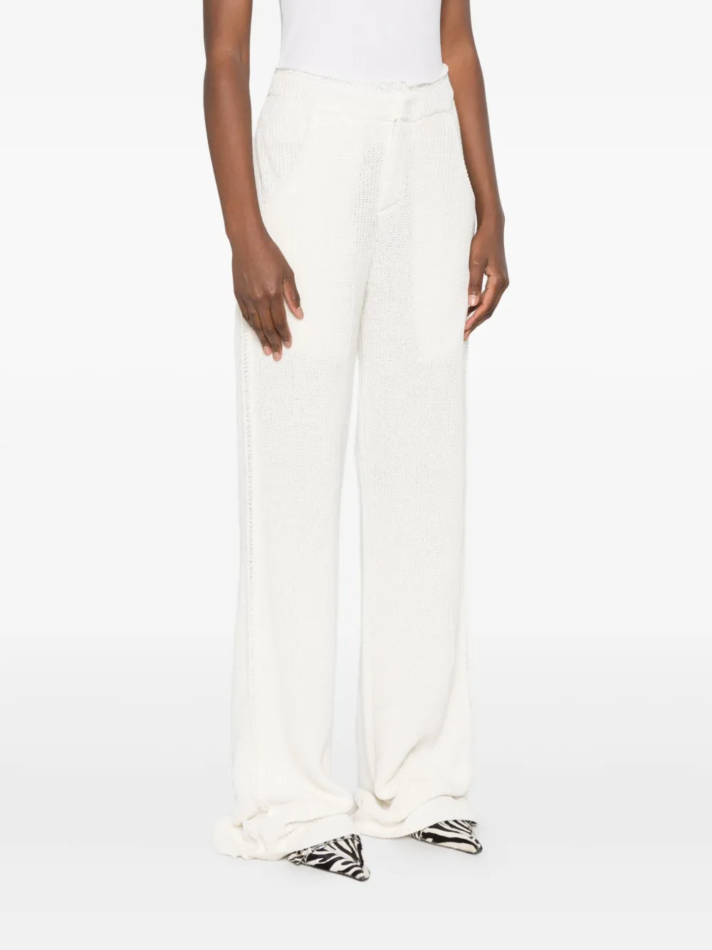 Aya Muse Mello Trousers In White