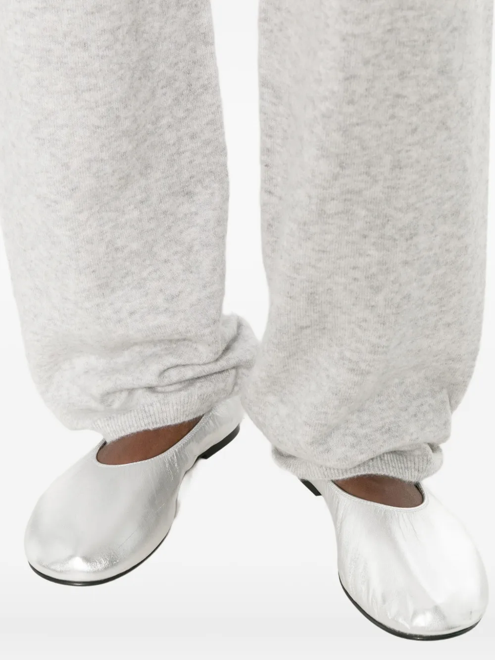 Aya Muse Broek van kasjmierblend Grijs