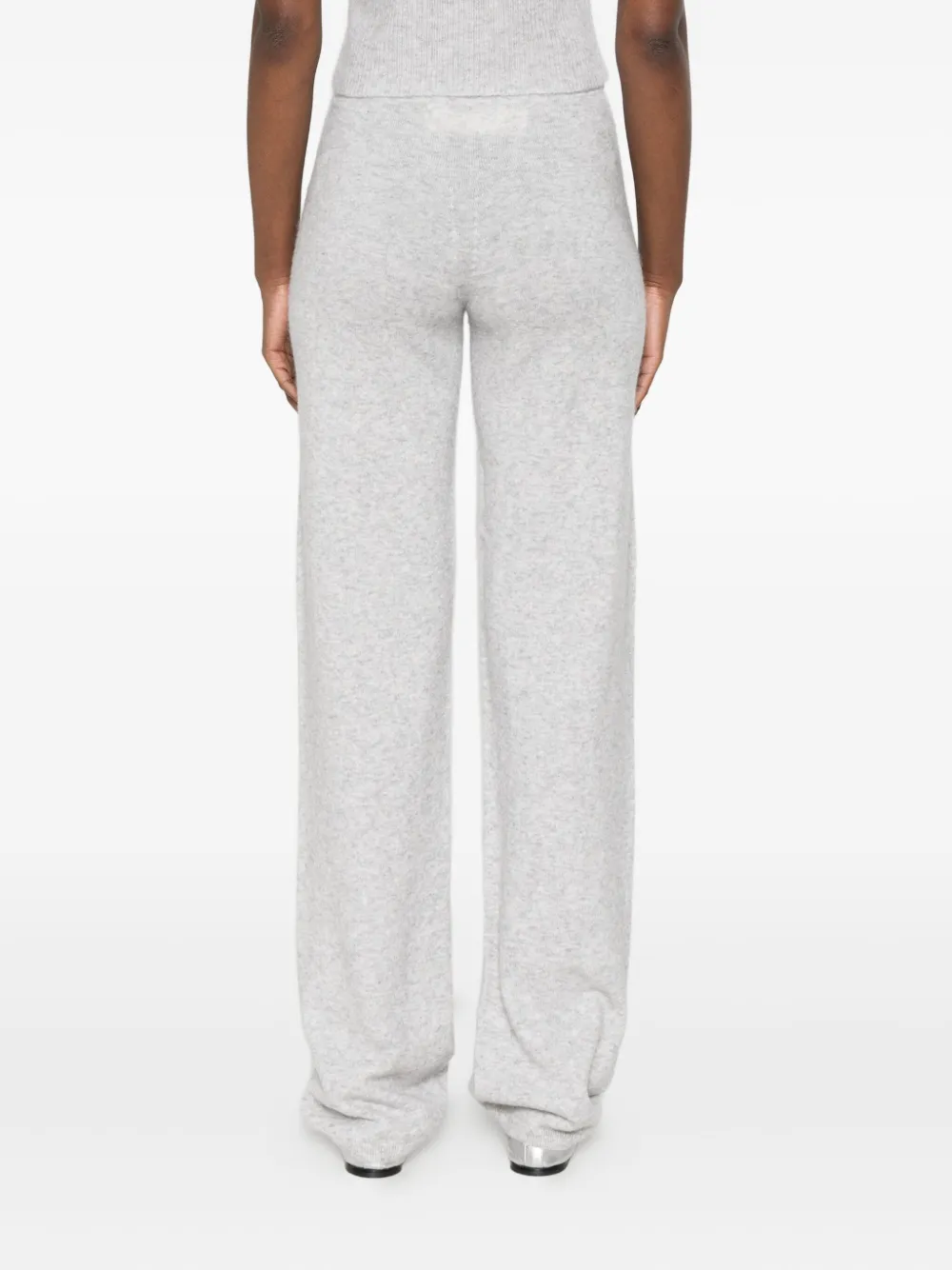 Aya Muse Broek van kasjmierblend Grijs