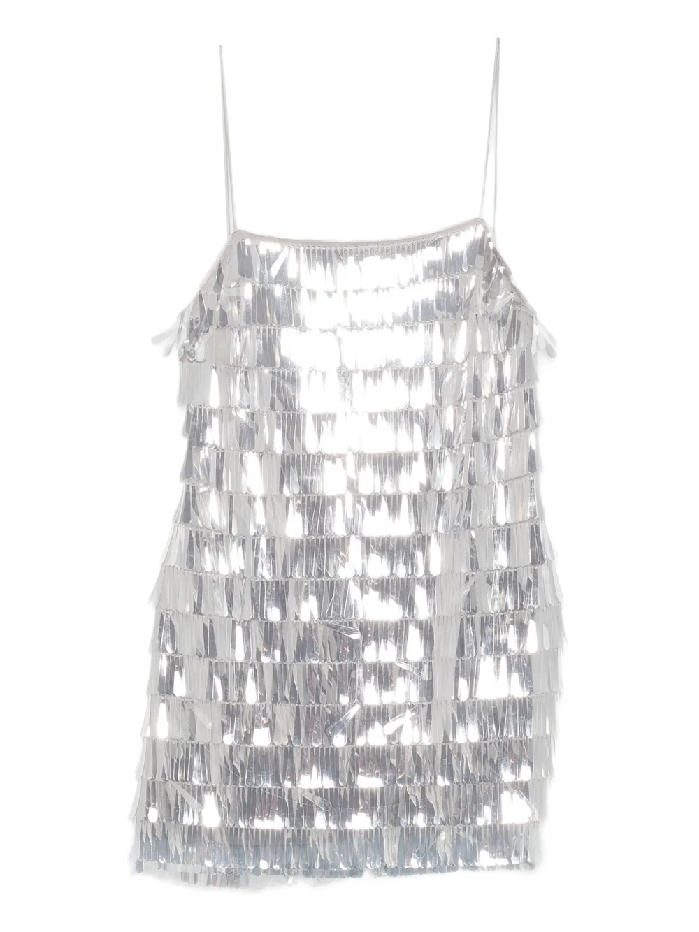 Retrofete Amali mini-jurk Zilver