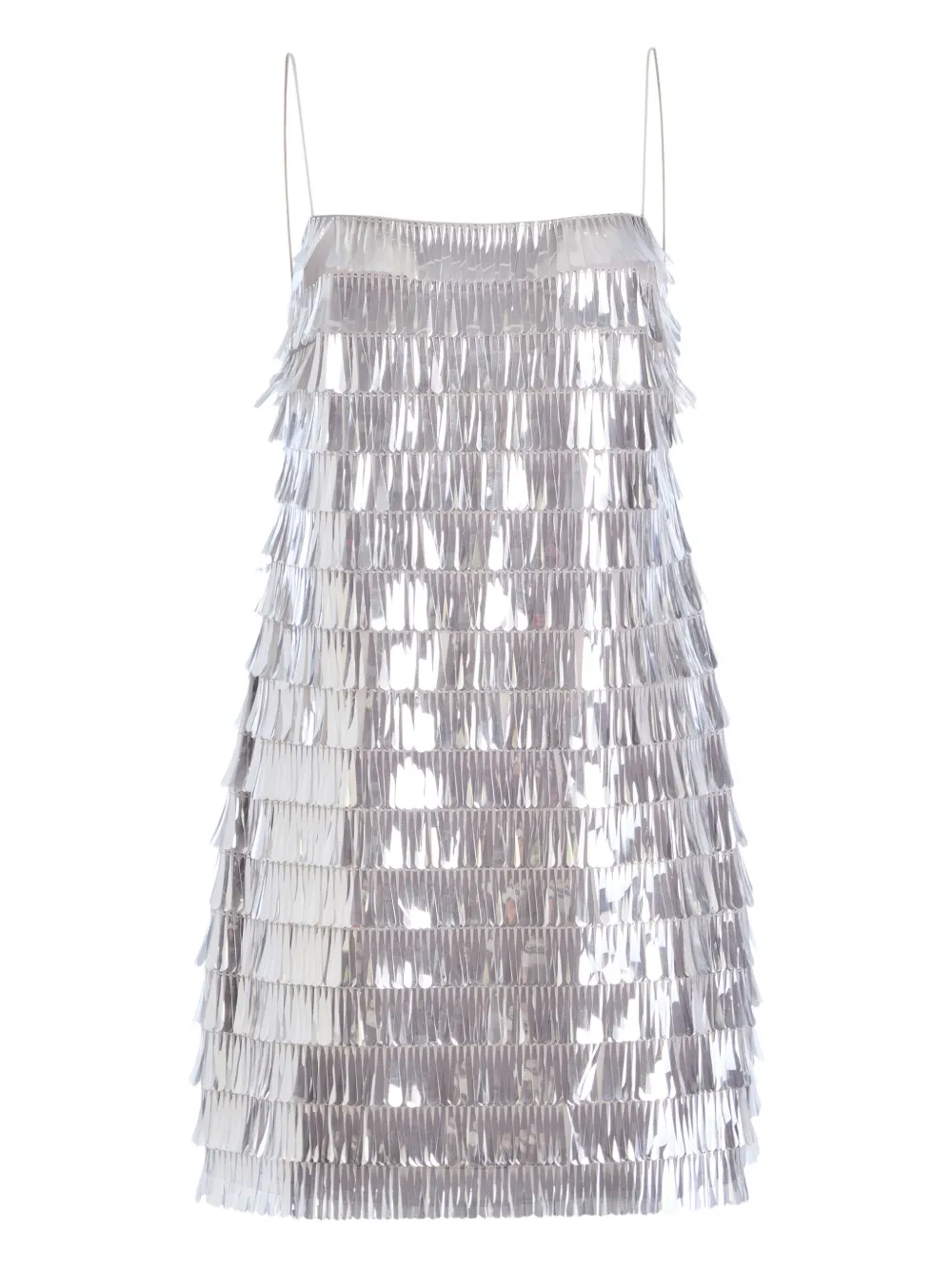 Retrofete Amali mini-jurk Zilver