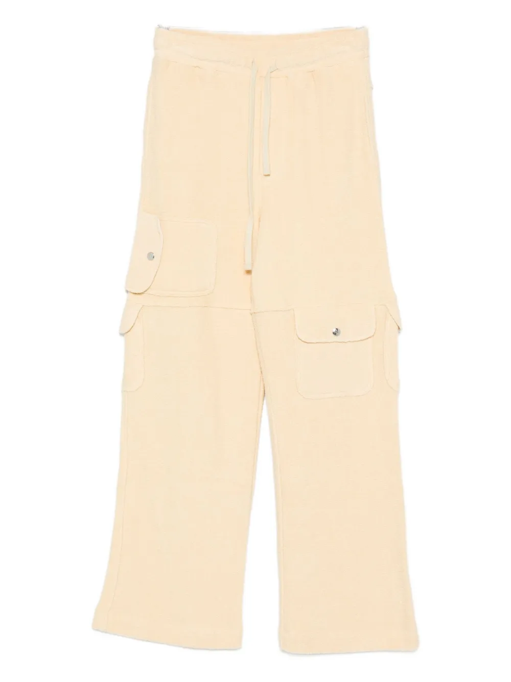 Aya Muse Drawstring Trousers In Neutral
